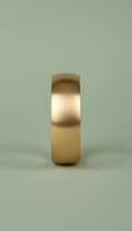 Armreif aus mattiertem Gold-Finish