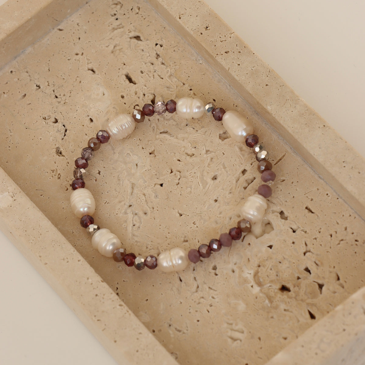 Glasperlen Armband